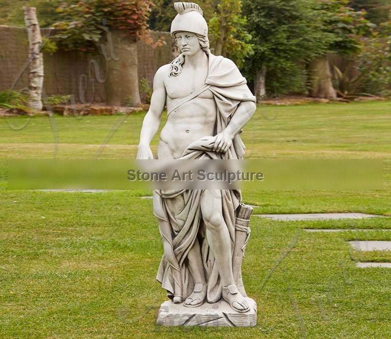 Marble Life Size Marte Mars God of War Famous Roman Statue MOKK-533 detail image