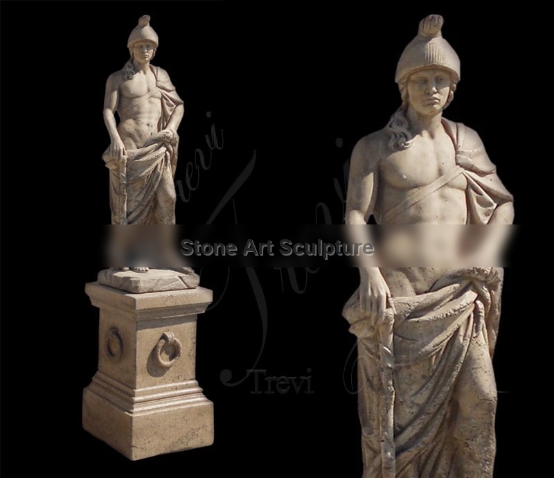 Marble Life Size Marte Mars God of War Famous Roman Statue MOKK-533 detail image