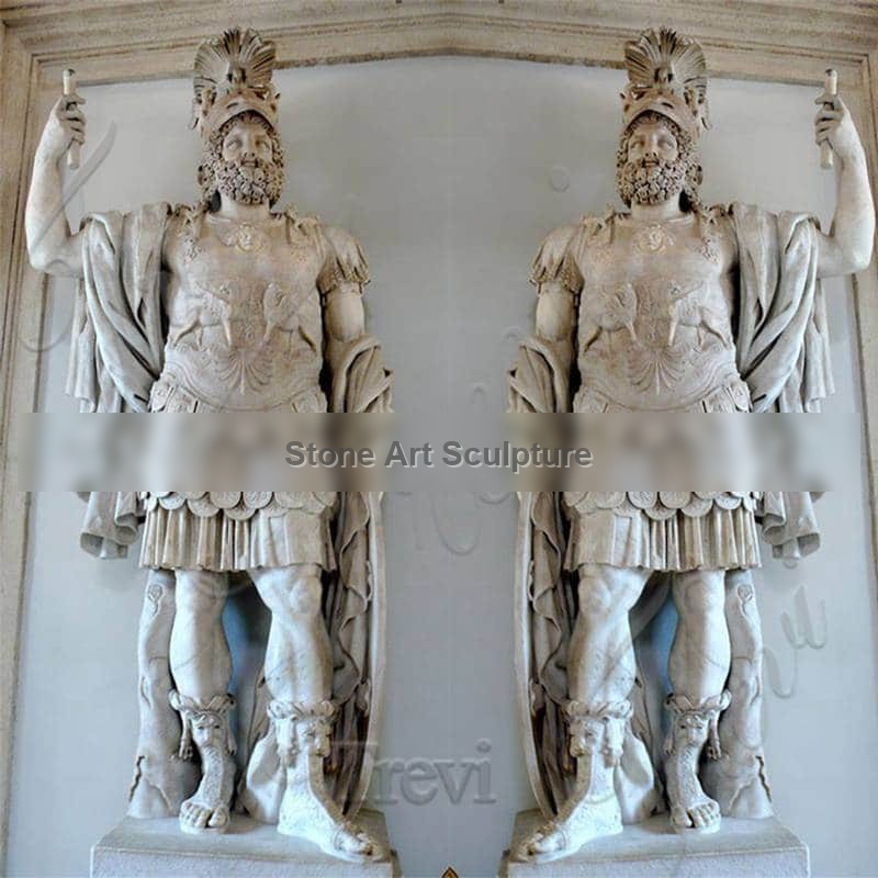 Marble Life Size Marte Mars God of War Famous Roman Statue MOKK-533 detail image
