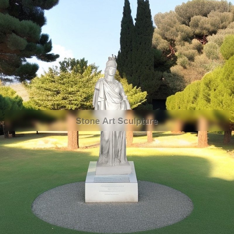 Antique Life size Athena Marble Statue Garden Decoration MOKK-537