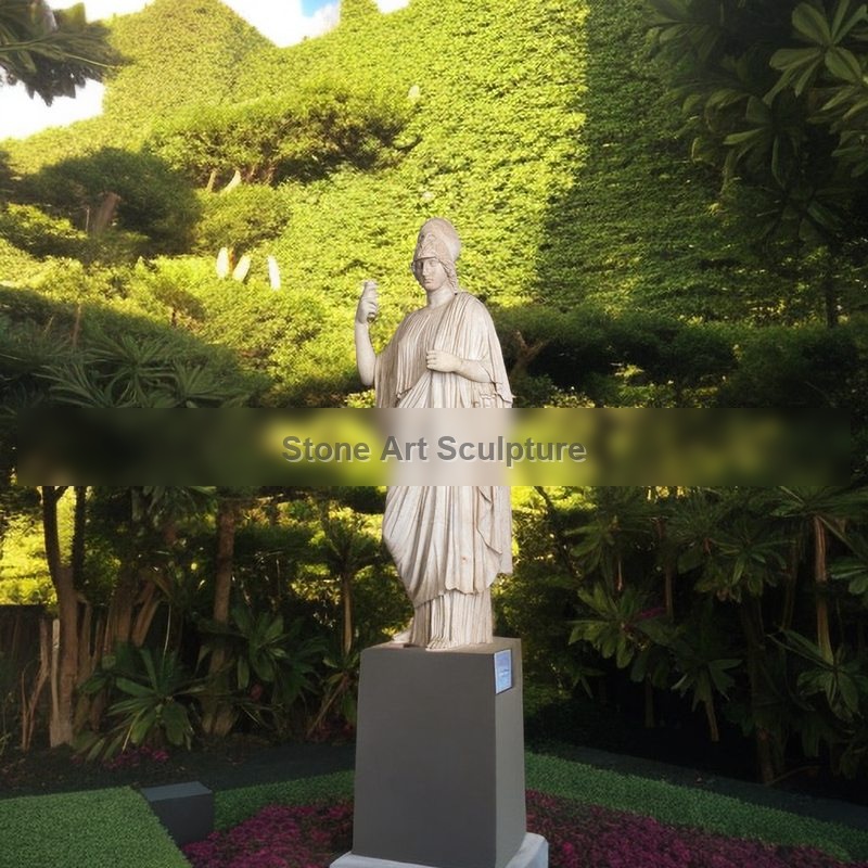 Antique Life size Athena Marble Statue Garden Decoration MOKK-537 detail image