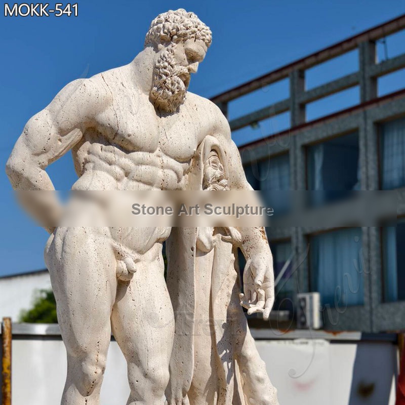Life Size Famous Farnese Hercules Marble Sculpture Replica for Sale MOKK-541 detail image