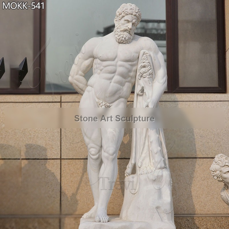 Life Size Famous Farnese Hercules Marble Sculpture Replica for Sale MOKK-541 detail image