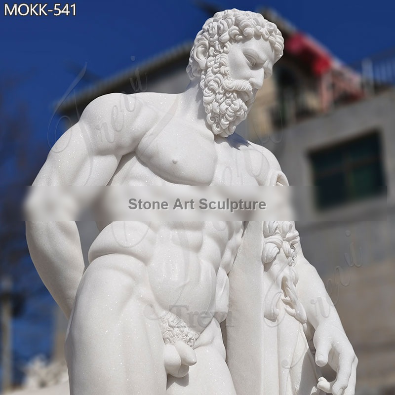 Life Size Famous Farnese Hercules Marble Sculpture Replica for Sale MOKK-541 detail image