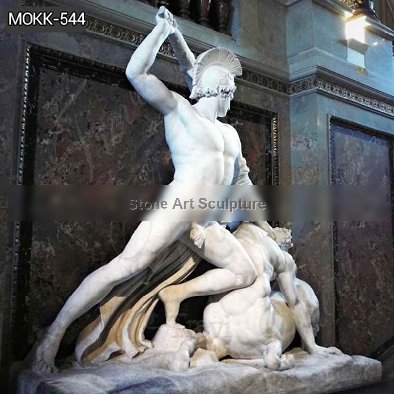 Famous Theseus Defeats the Centaur Marble Sculpture Replica MOKK-544 detail image