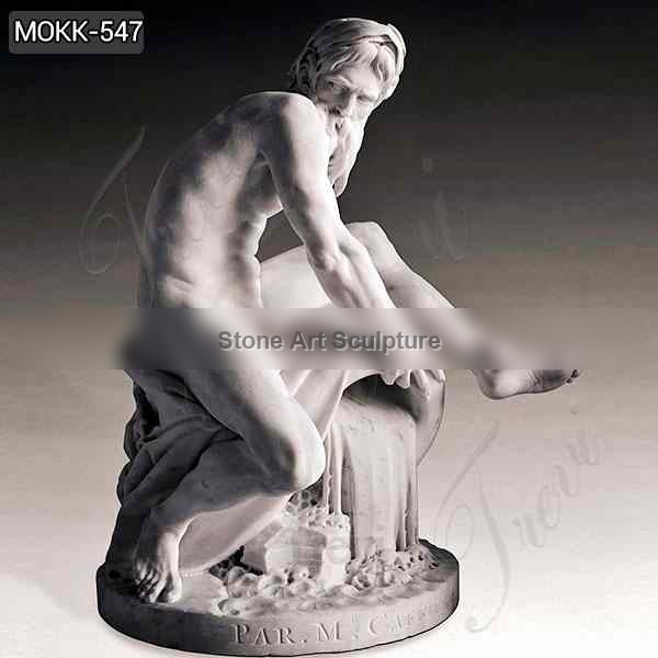 Decorative Famous Sculpture A River God Marble Statue for Sale MOKK-547
