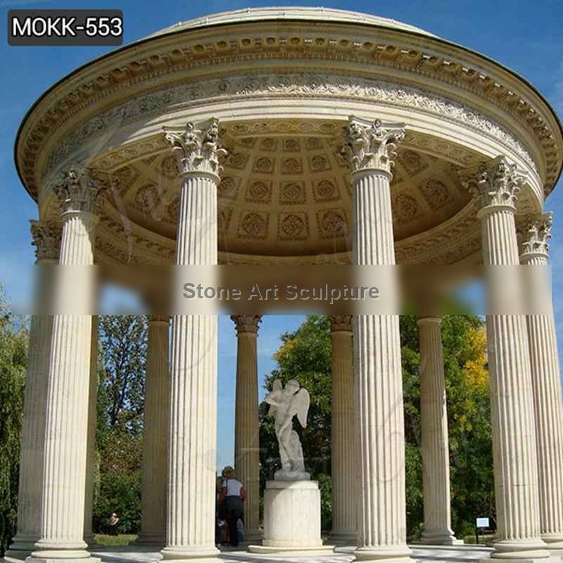 Large Outdoor Roman Marble Column Gazebo from Factory Supply MOKK-553 detail image
