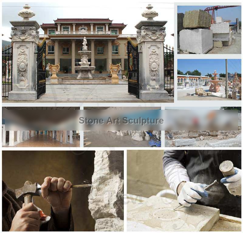 Beautiful Pure White Marble Column Gazebo for Outdoor Decor Supplier MOKK-555 detail image