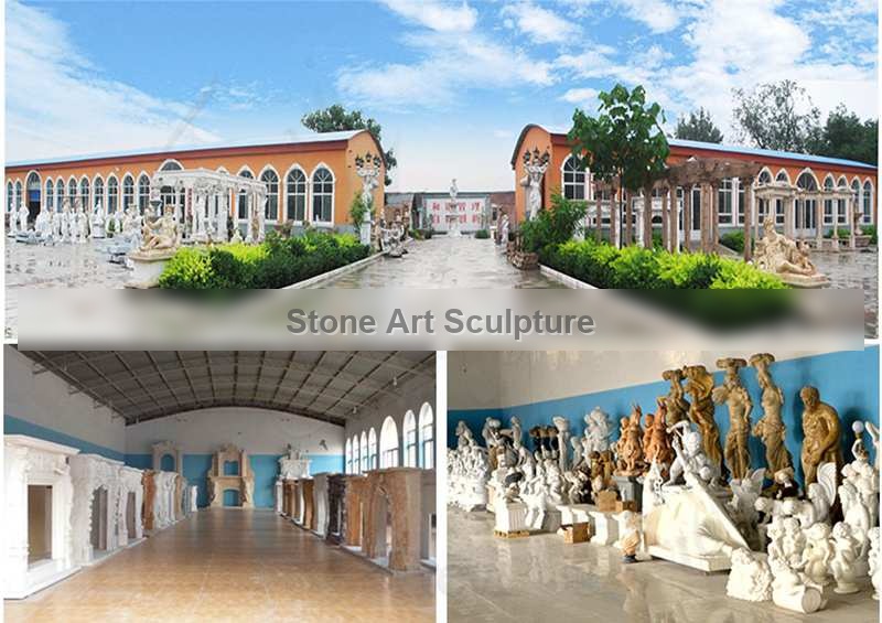 Classic Antique Marble Stone Column Gazebo Outdoor Supplier MOKK-638 detail image