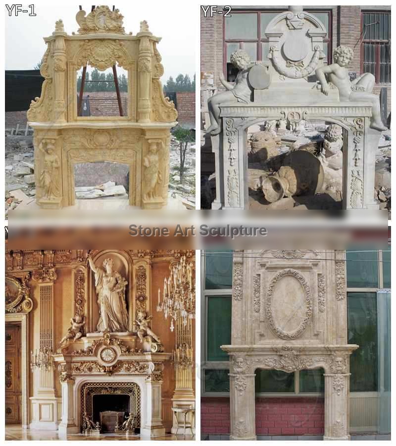 Natural Limestone Wall Fountain with Satyr Head Statue for Sale MOKK-667 detail image