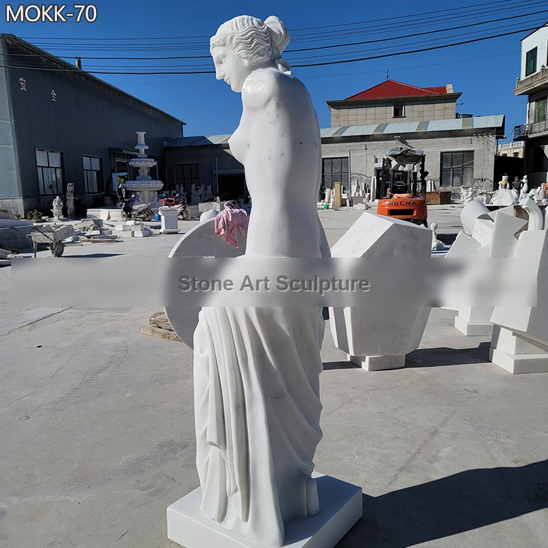 68” Marble Roman Venus Goddess Sculpture for Sale MOKK-70 detail image