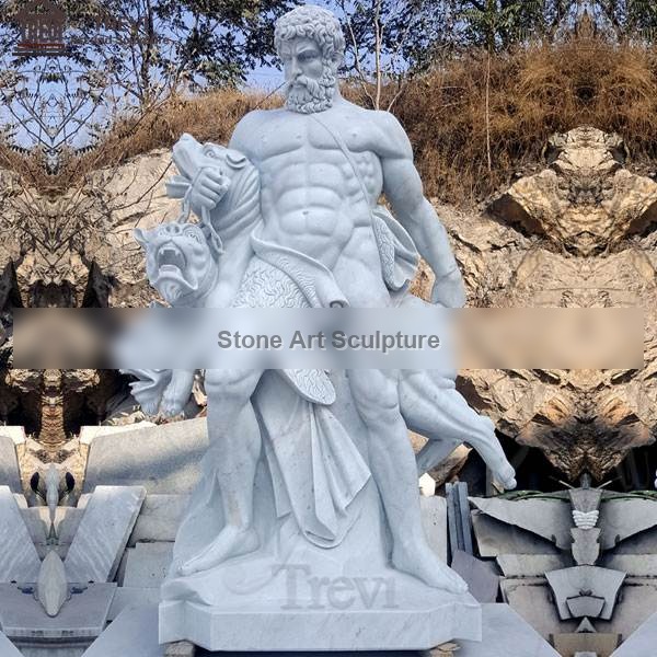 Famous Garden Marble Hercules statues Life Size for Sale MOKK-74