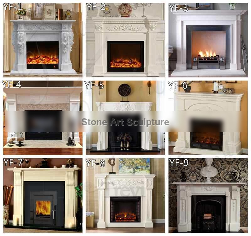 Hand Carved French Marble Fireplace Surround for Sale MOKK-768 detail image