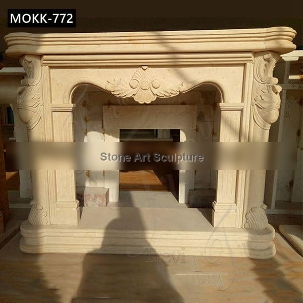 Home Decoration French Marble Fireplace surround for Sale MOKK-772