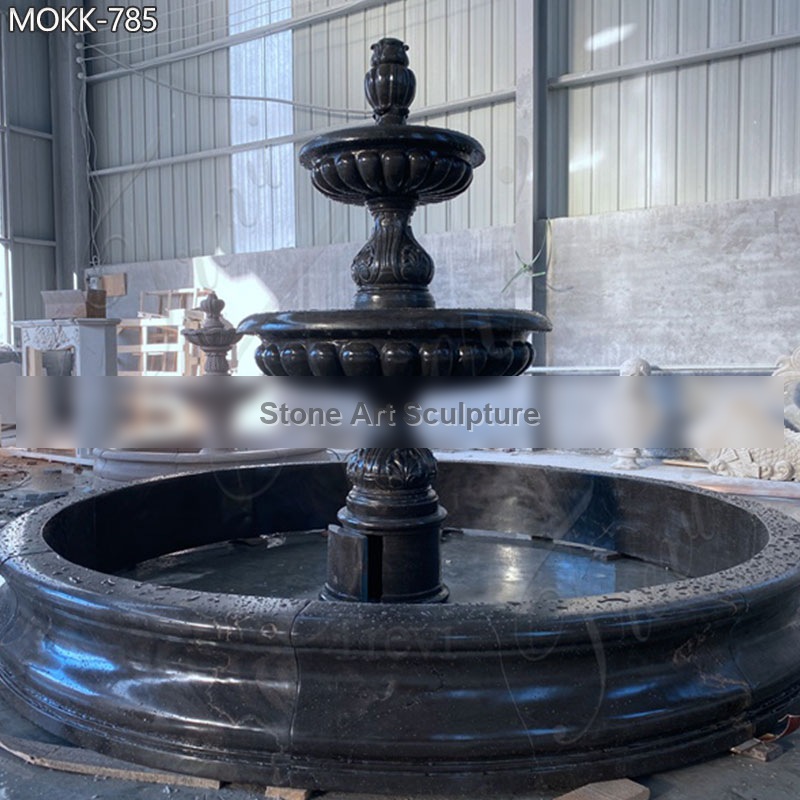Tiered Outdoor Marble Water Fountain China Manufacturer MOKK-785 detail image