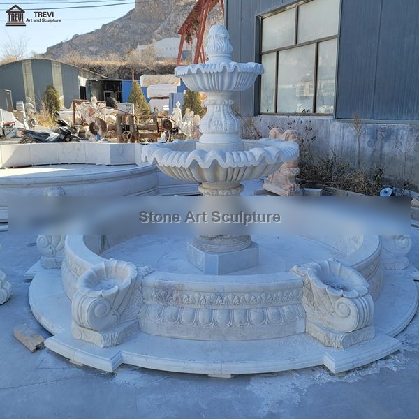 Yard Decoration Outdoor Marble Water Fountain for sale MOKK-797