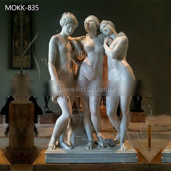 Classical Art Marble Three Graces Sculpture for Sale MOKK-835 detail image
