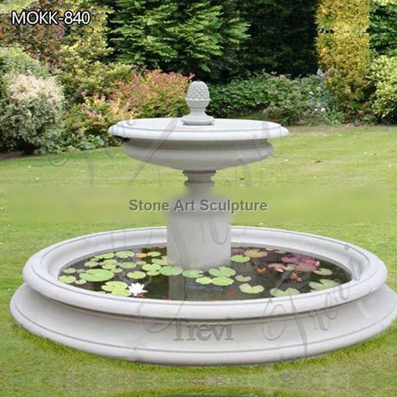 Small Size Outdoor Marble Fountain for sale MOKK-840 detail image