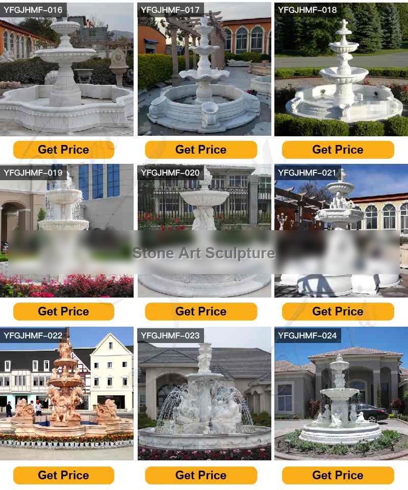 Outdoor Large Marble Woman Fountain China Factory MOKK-844 detail image
