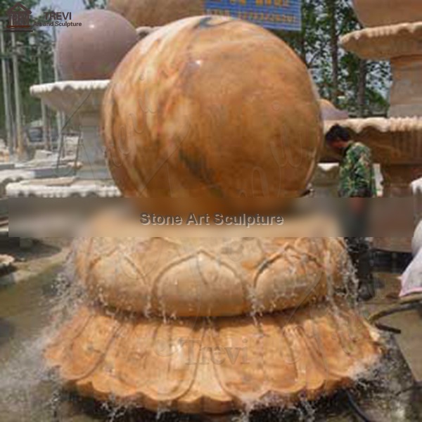 Outdoor Decoration Granite Rotating Ball Water Fountain Made for Sale MOKK-88