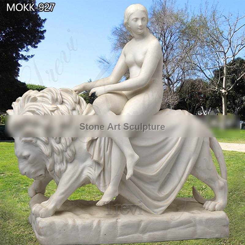 Vintage Female Statue Marble Fountain for sale MOKK-927
