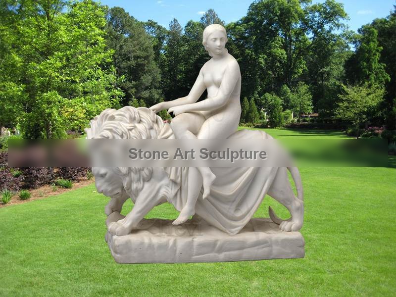 Vintage Female Statue Marble Fountain for sale MOKK-927 detail image