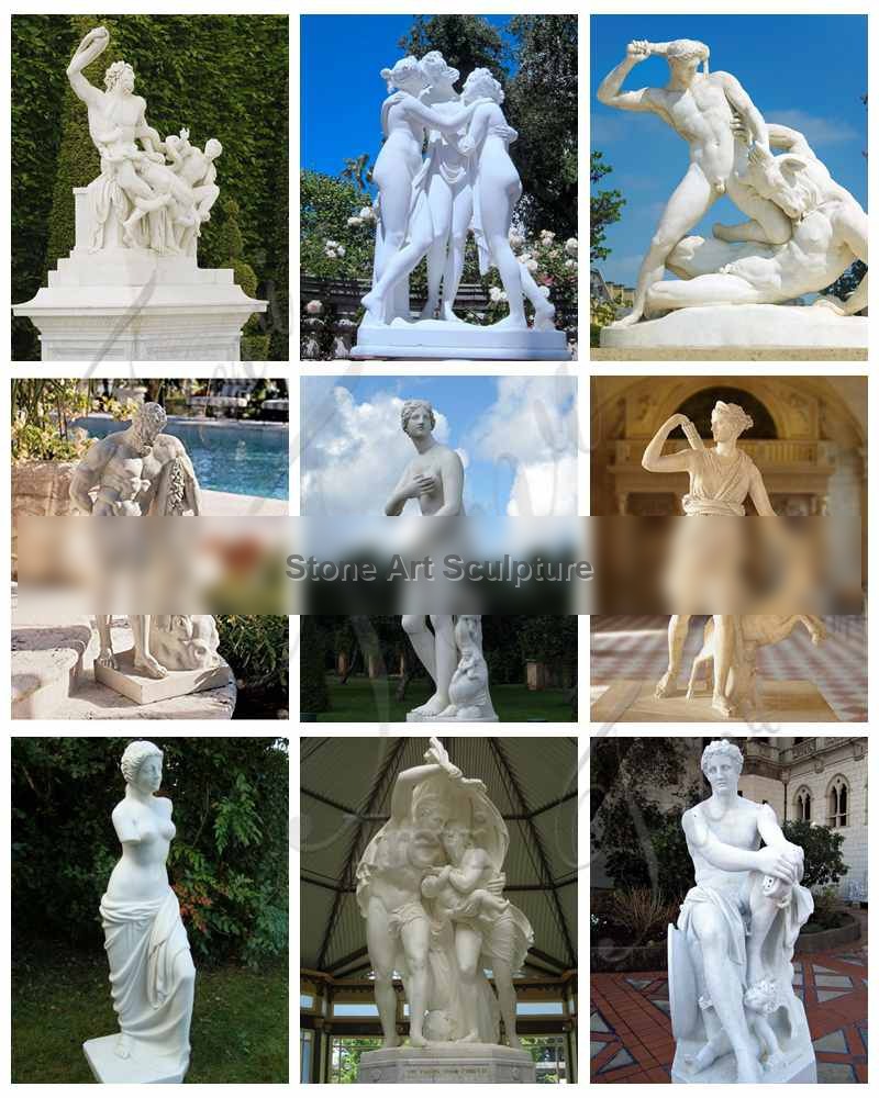 Marble Giulio Monteverde The Young Columbus Statue for Sale MOKK-969 detail image
