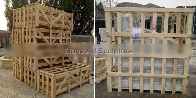 Delicate Marble Outdoor Planter Garden Decor for Sale MOKK-996 detail image