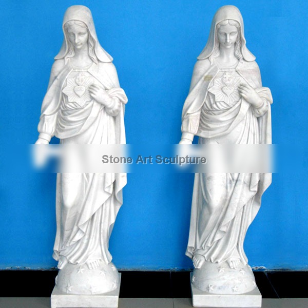 Our lady immaculate heart of mary statues fatima catholic religious outdoor garden sculpture to buy online TCH-224