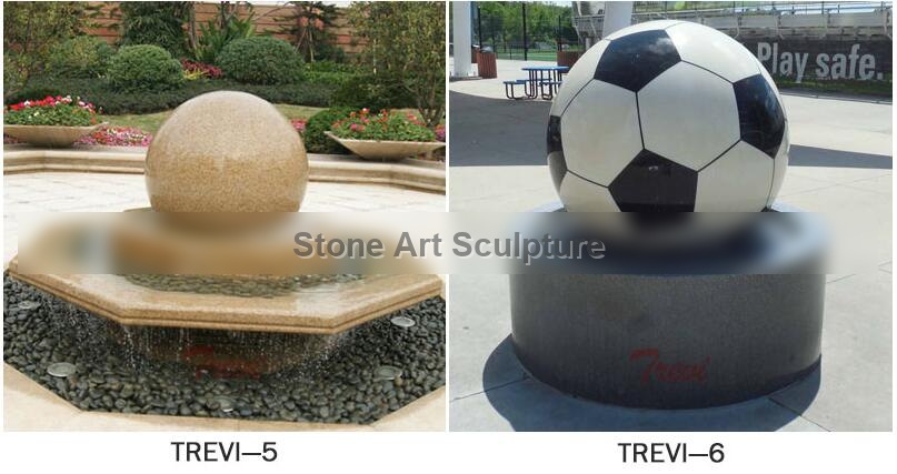 Outdoor granite sphere water feature patio fountains for sale MOKK-178 detail image