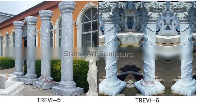 Roman Decoration Marble Columns and Pillars for Sale TMC-07 detail image