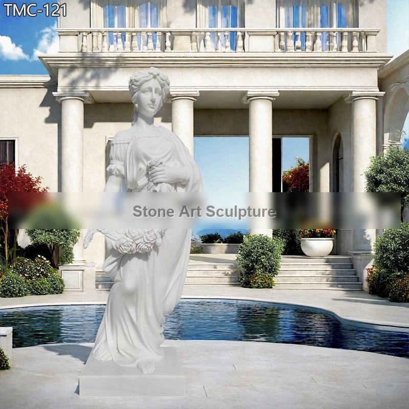 Roman Goddess Flora Marble Statue for Sale TMC-121