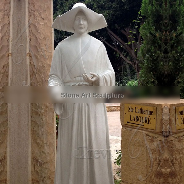 St catherine laboure religious garden statue outdoor decor TCH-153 detail image