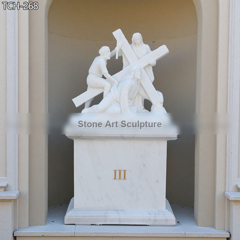 Station III | Jesus Falls The First Time Statue