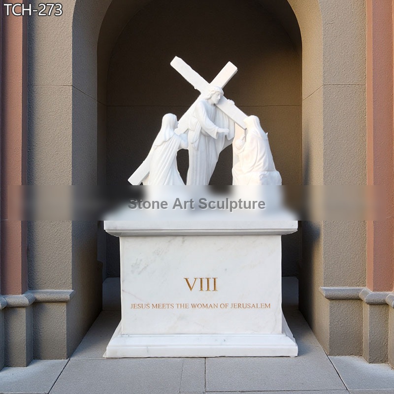 Station VIII | Jesus Meets The Women of Jerusalem Statue