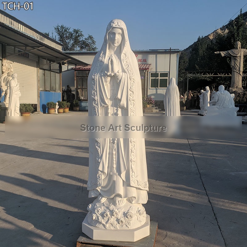 Outdoor Catholic Our Lady of Fatima Statues for Sale TCH-01 detail image