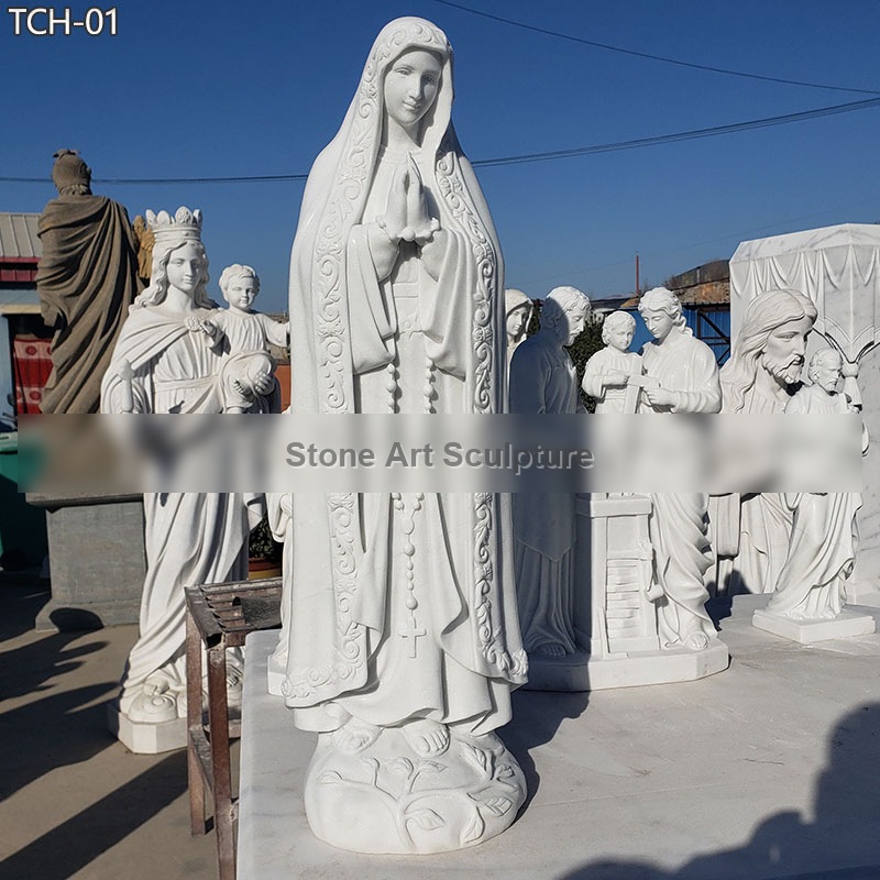 Outdoor Catholic Our Lady of Fatima Statues for Sale TCH-01 detail image