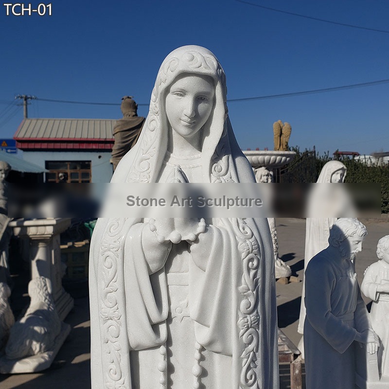Outdoor Catholic Our Lady of Fatima Statues for Sale TCH-01 detail image
