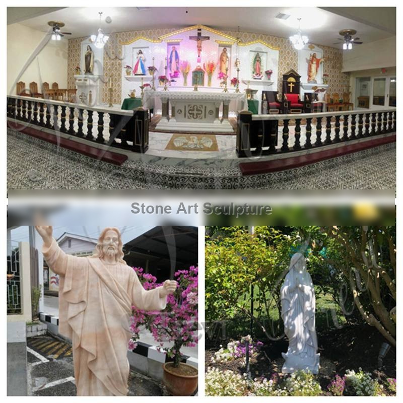 Hand Carving Marble St Anthony Statue Sells Online TCH-228 detail image