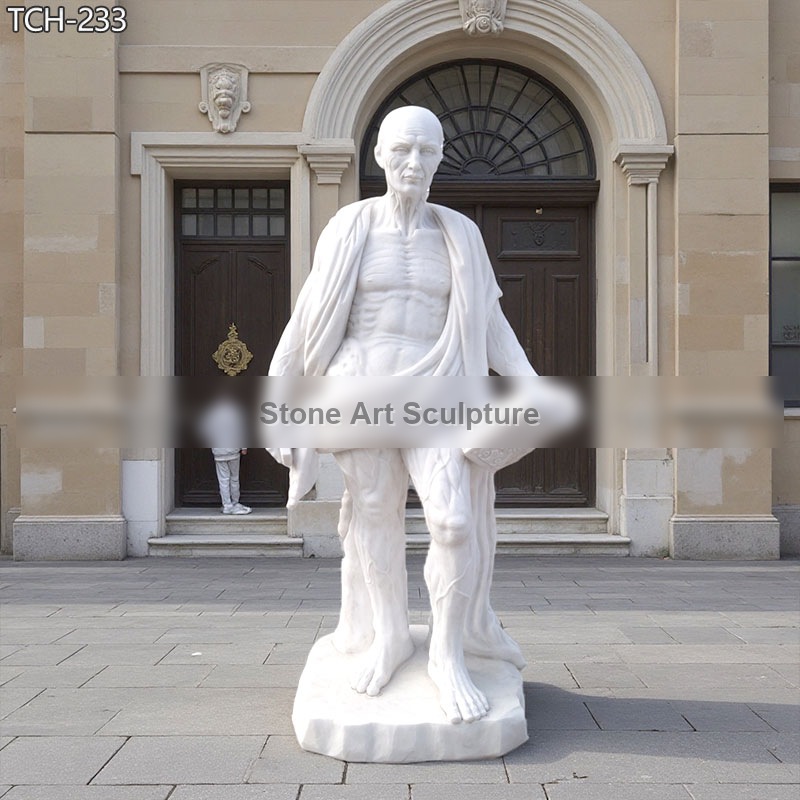 High-Quality Marble St Bartholomew Statue Supplier TCH-233 detail image