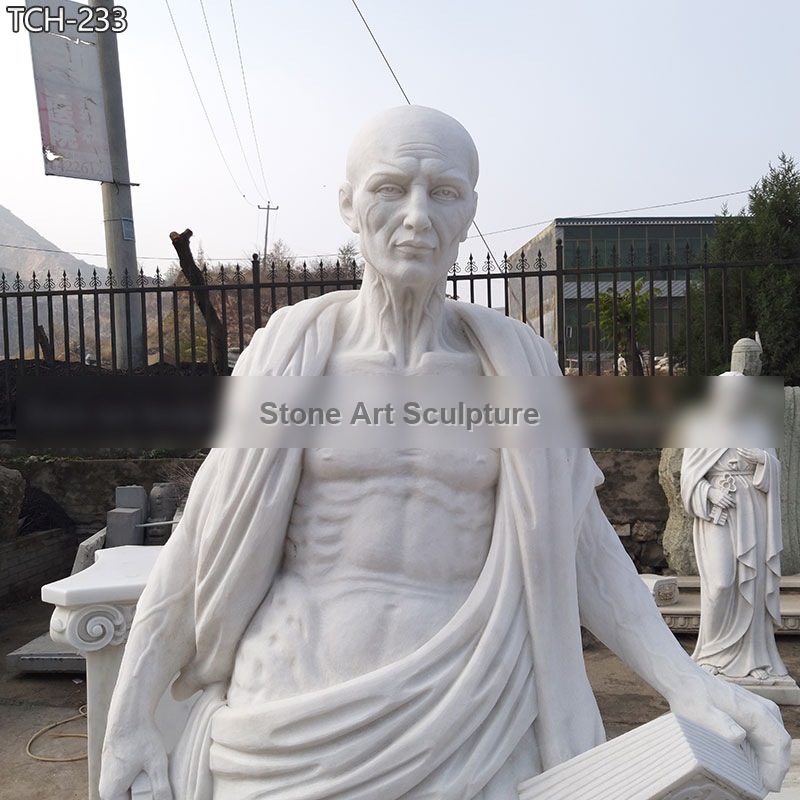 High-Quality Marble St Bartholomew Statue Supplier TCH-233 detail image