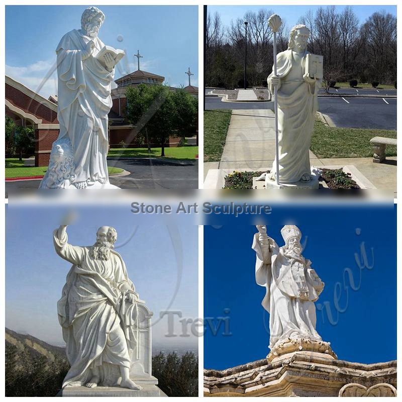 Life Size Marble Saint Lawrence Statue Supplier TCH-234 detail image