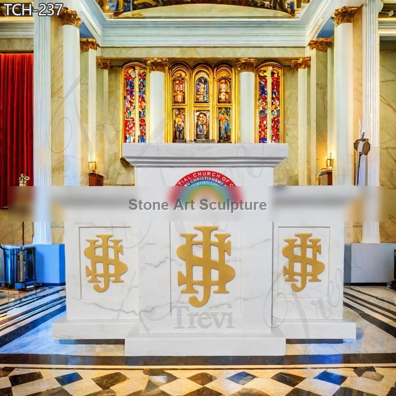 High Quality Marble Pulpit for Catholic Church TCH-237 detail image