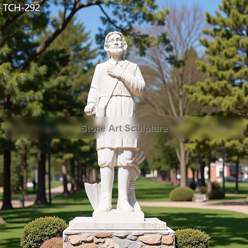St Isidore the Farmer Marble Statue