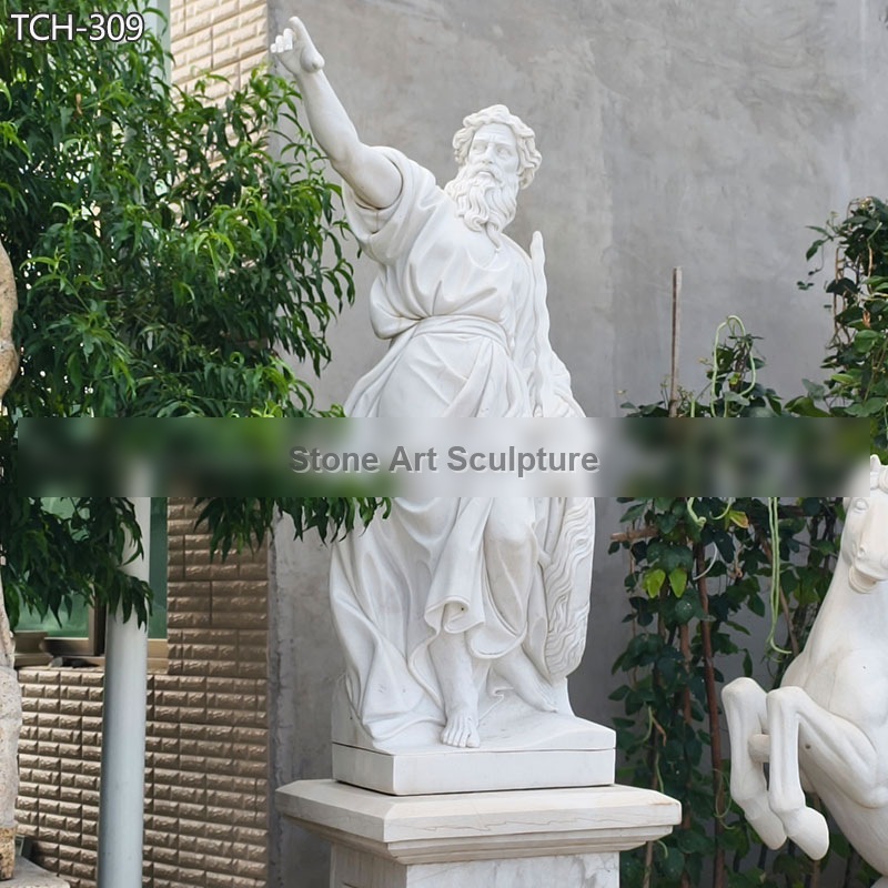 Outdoor St Elijah Statue detail image