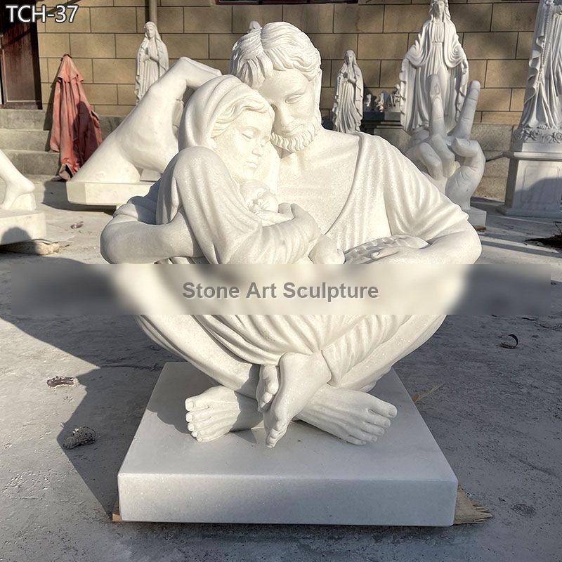 Timothy P. Schmalz Holy Family Statue a Quiet Moment Replica for Sale TCH-37 detail image
