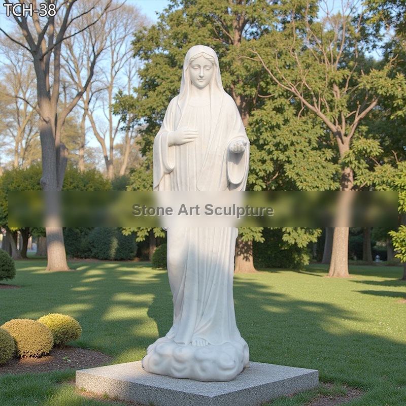 Life Size Angel Holding Flower Ring Garden Statue Bernini Replica TMC-38
