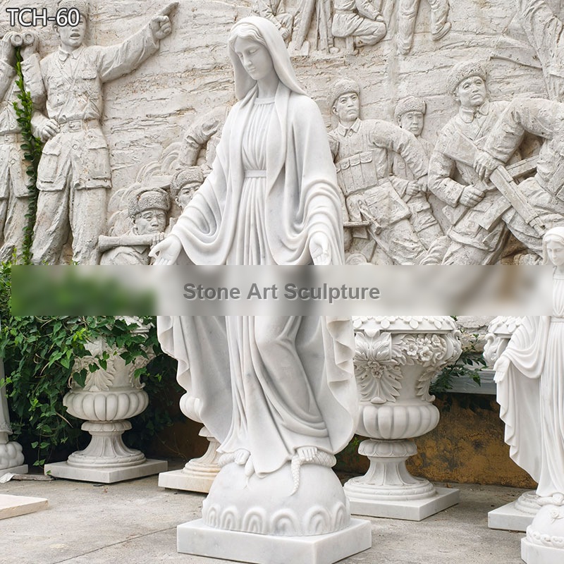 Holy Virgin Mary Outdoor Garden Statues for Church Decoration TCH-60 detail image
