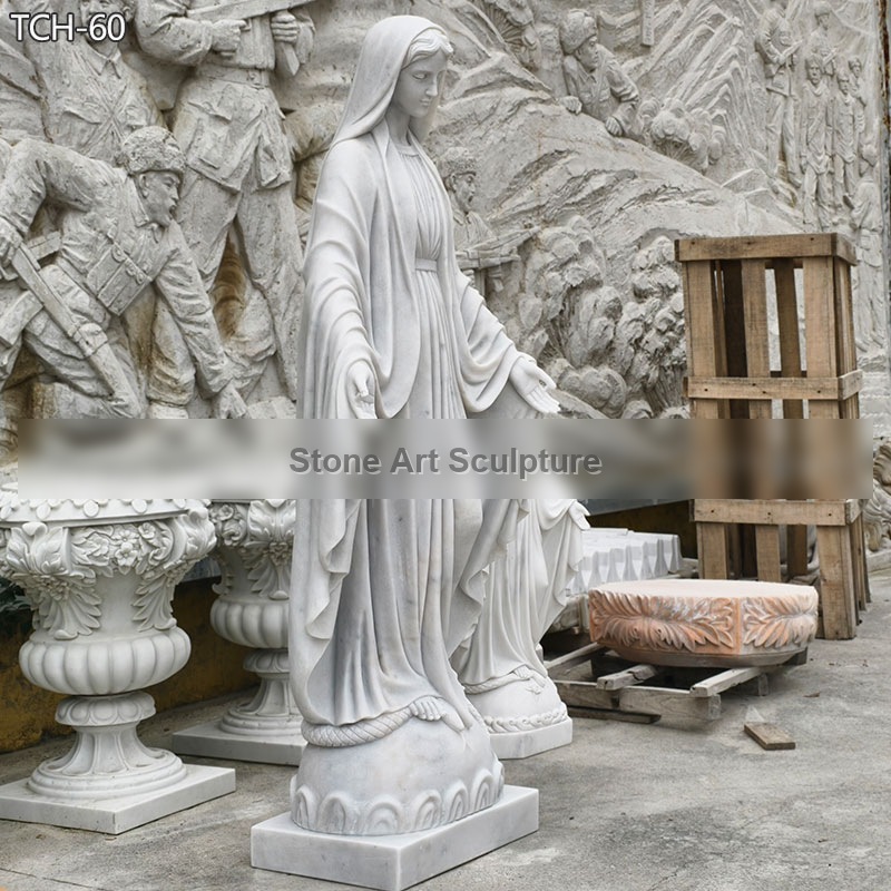 Holy Virgin Mary Outdoor Garden Statues for Church Decoration TCH-60 detail image