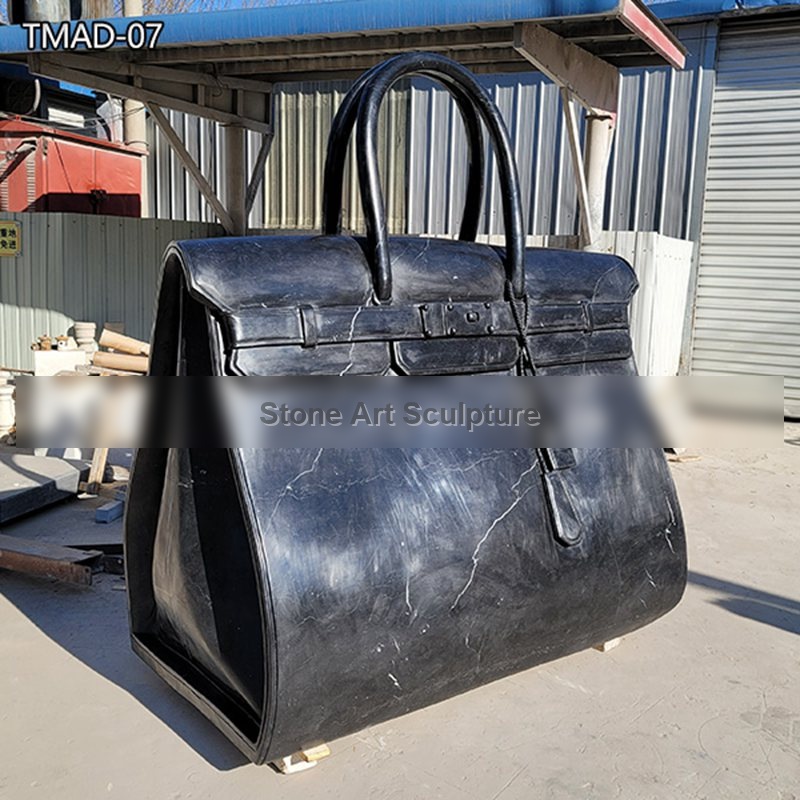 Stunning Black Marble Handbag for Sale TMAD-07